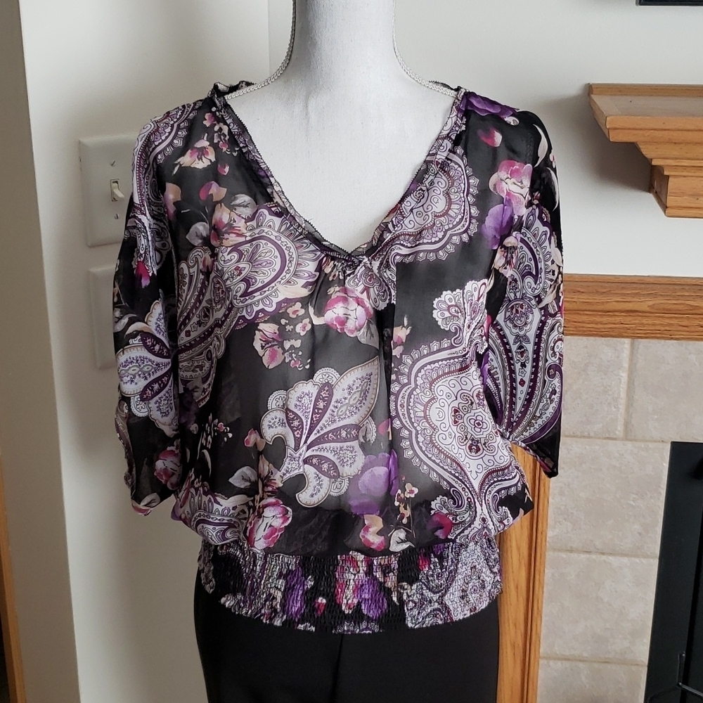 White House Black Market Multi-color Top